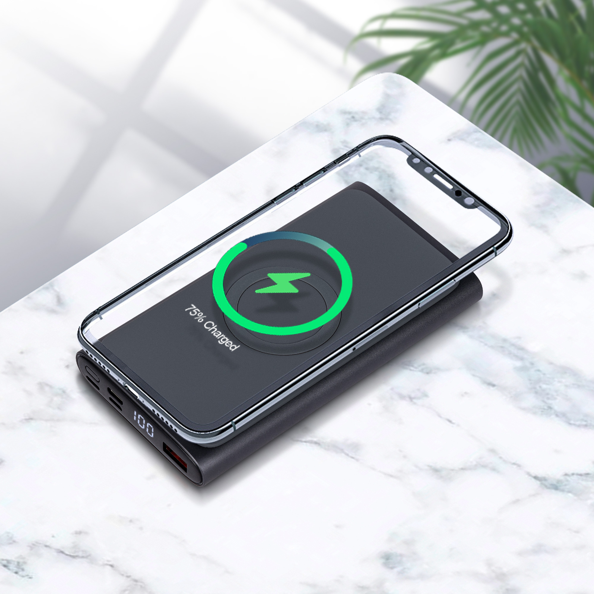 mini wireless charging power bank