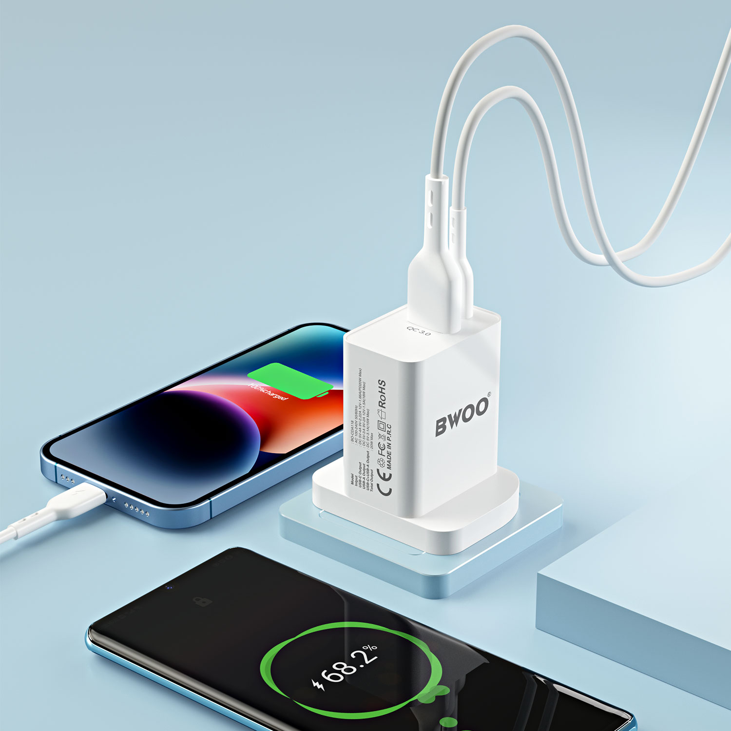 20W fast charge wall charger