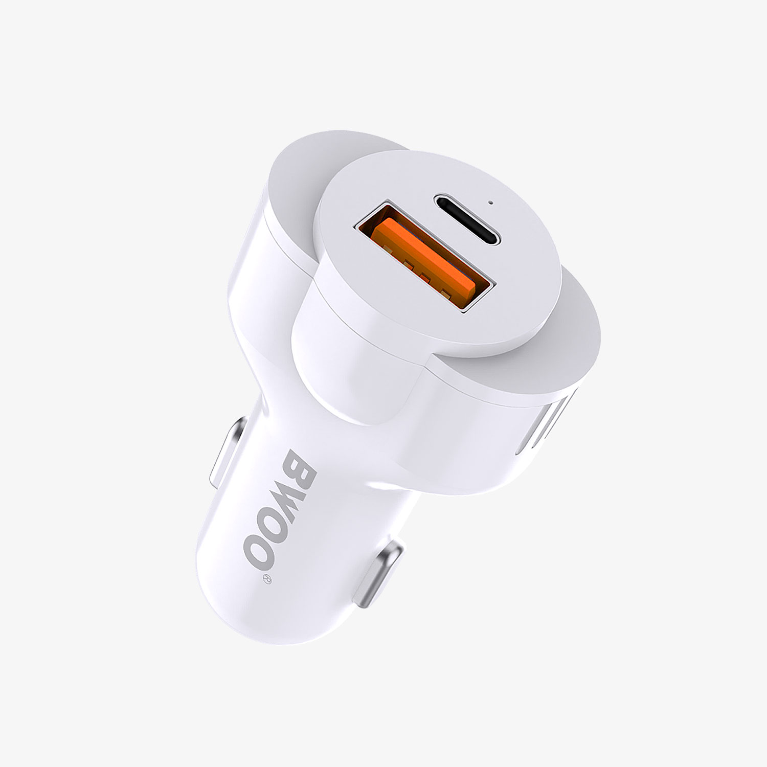 2 in 1 Car Charger Adapter