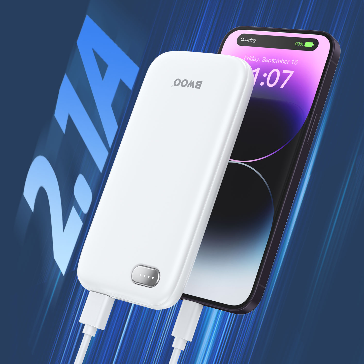 2.1A USB power bank