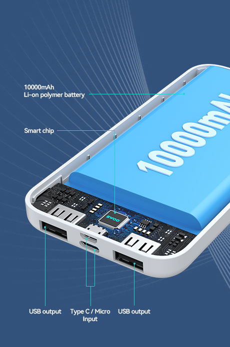 small usb power bank 10000mah