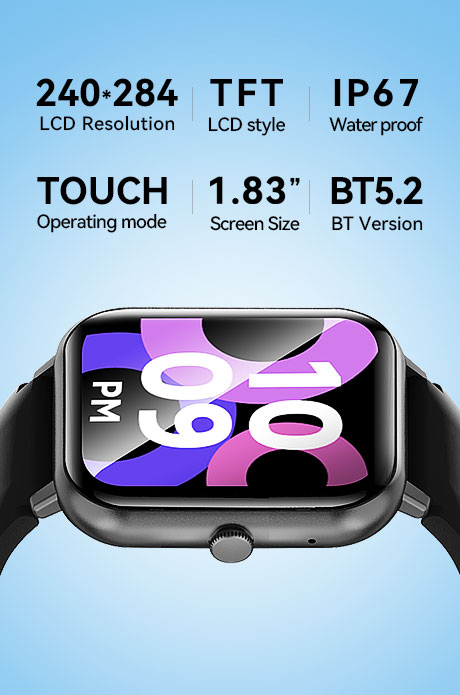 BWOO smart watch Screen