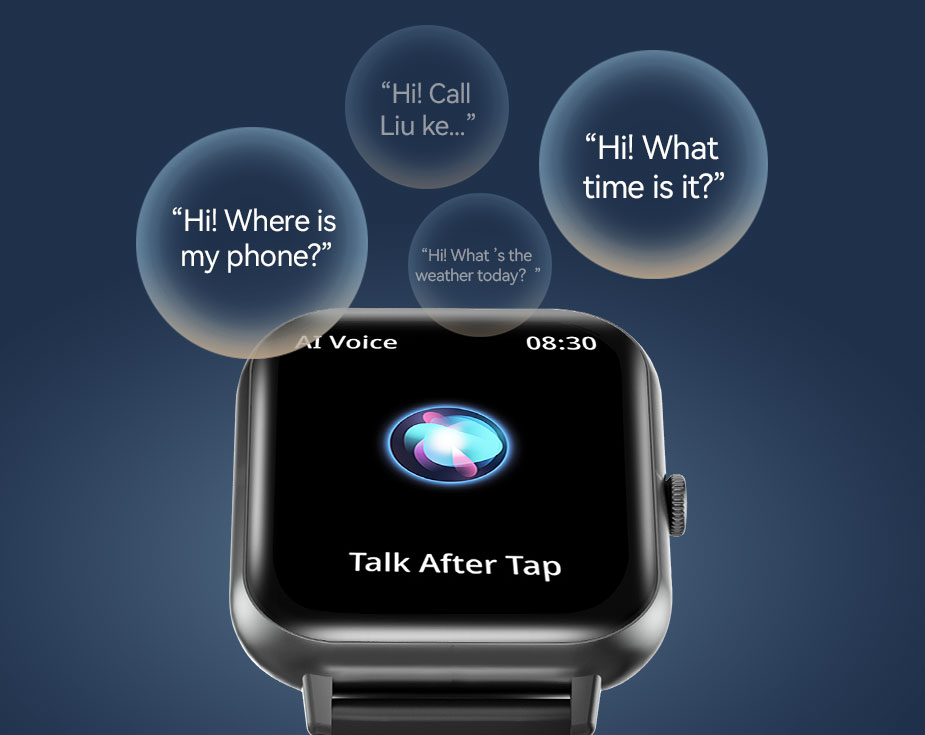 BWOO smart watch voice