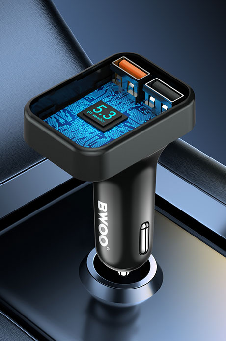 3-port-USB-C-car-charger