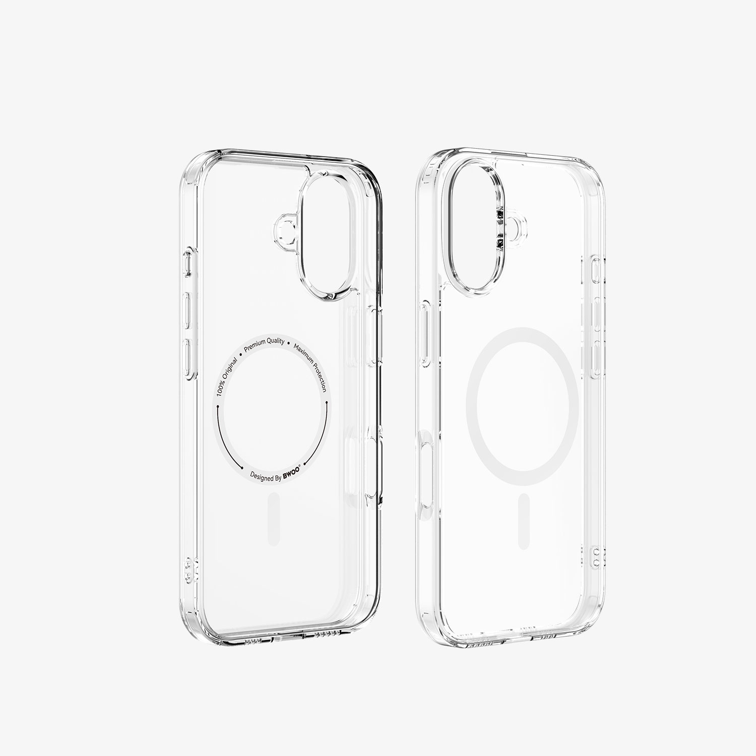 Magnetic Clear Phone Case for iPhone 17-1