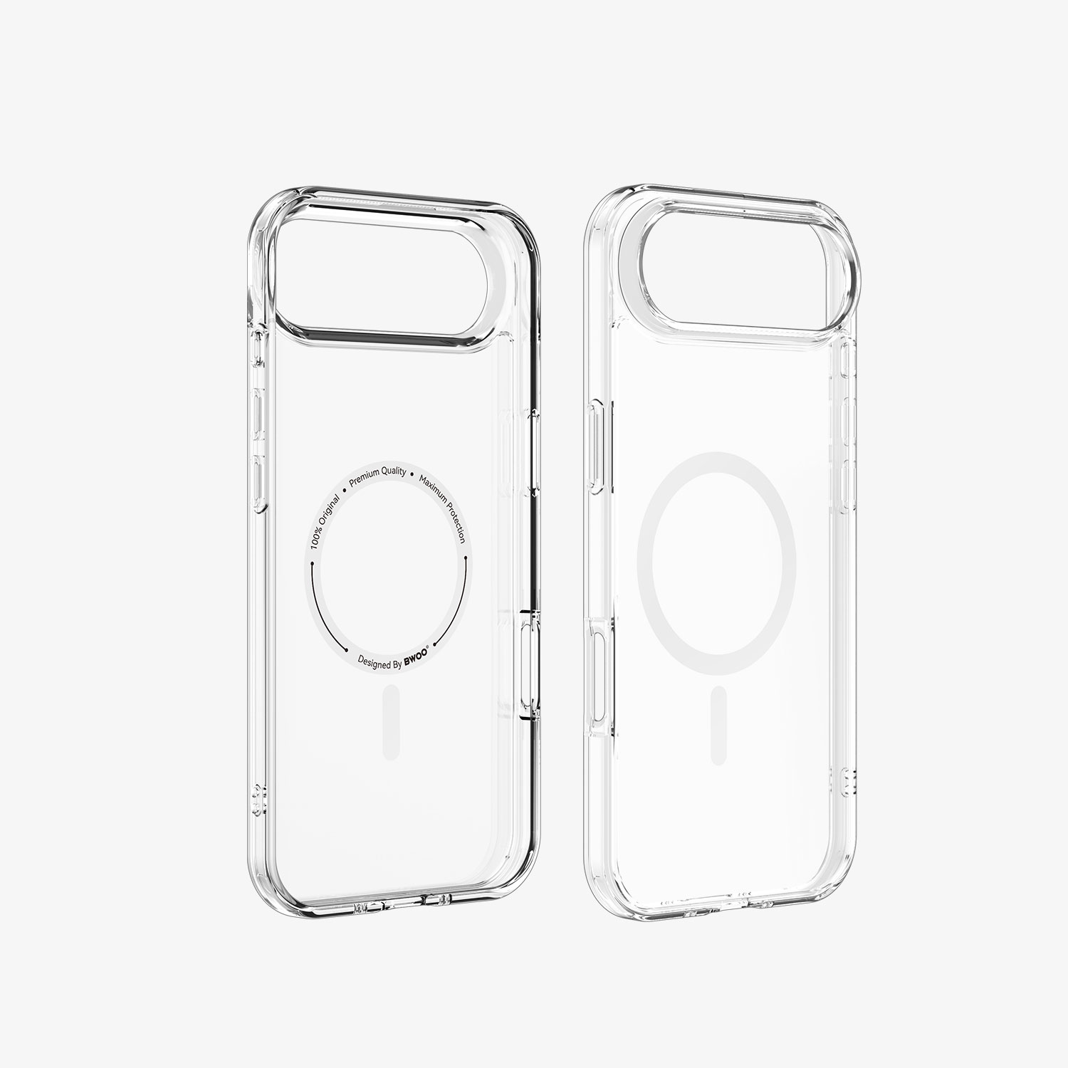 Magnetic Clear Phone Case for iPhone 17-2