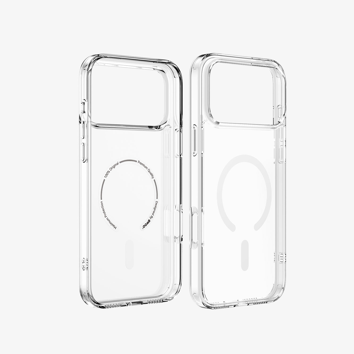Magnetic Clear Phone Case for iPhone 17-4
