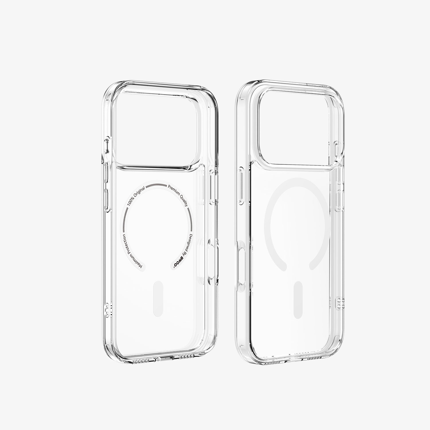 Magnetic Clear Phone Case for iPhone 17-3