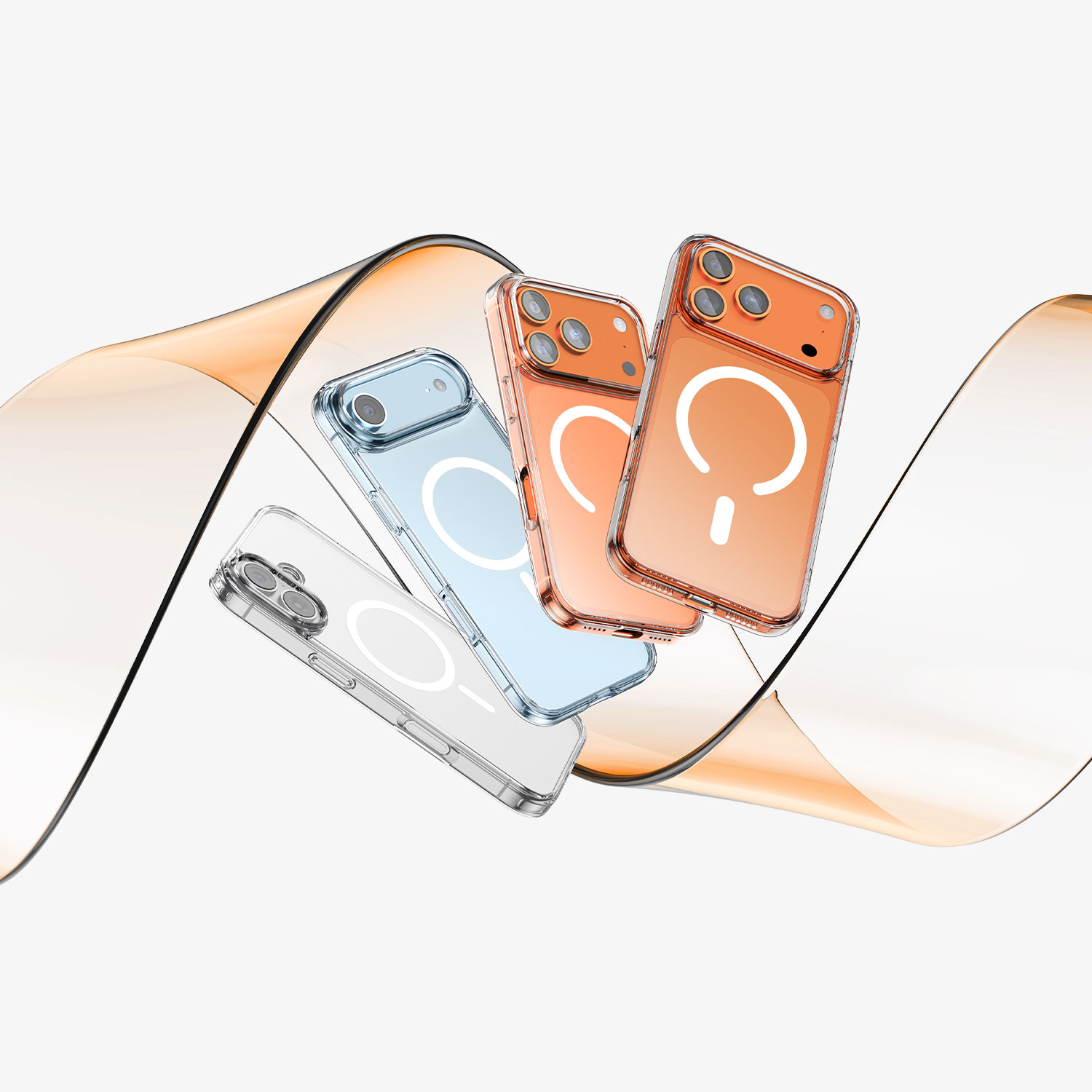 Magnetic Clear Phone Case for iPhone 17-5