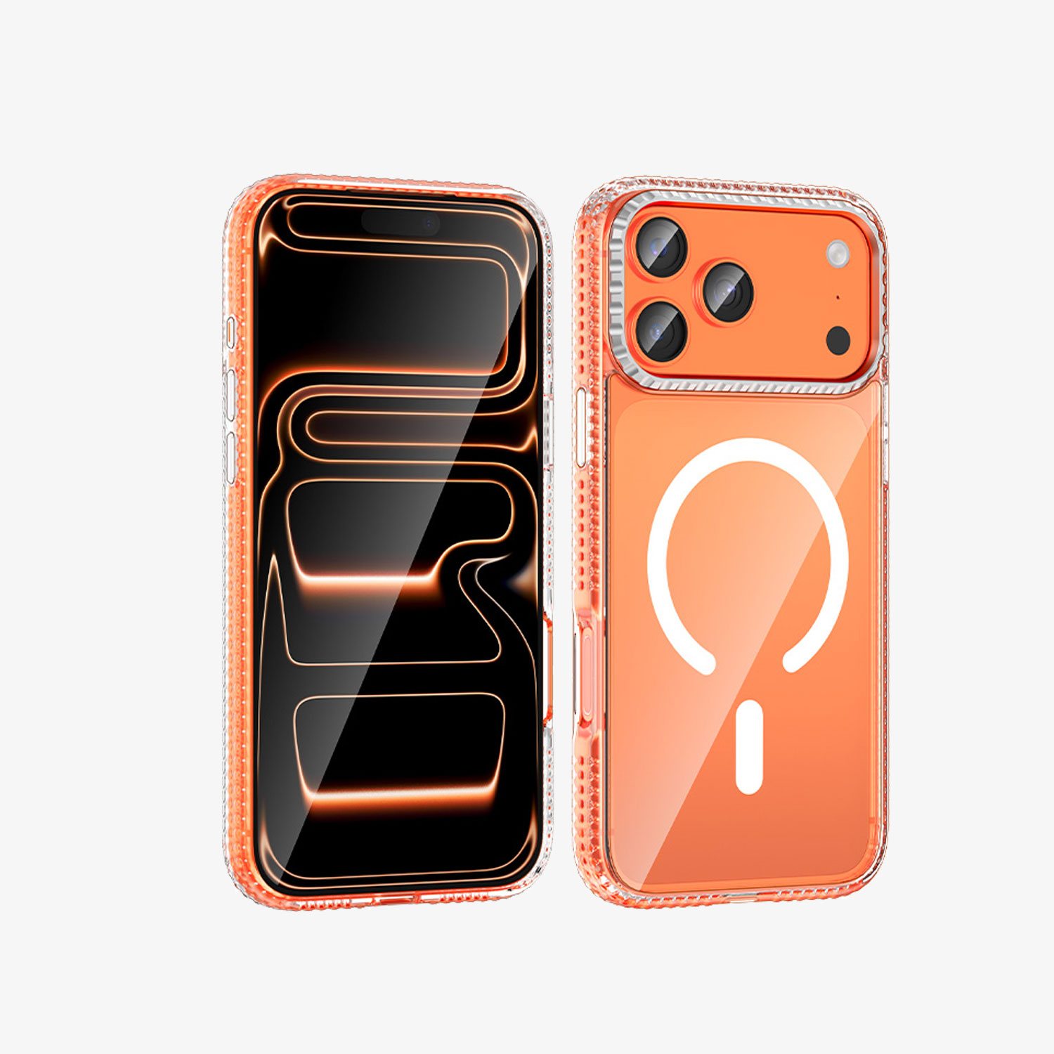 Anti-Slip Magnetic Clear Phone Case-4