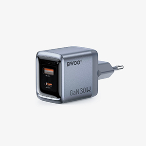 BWOO GaNex 30W Dual Ports USB-C GaN Charger