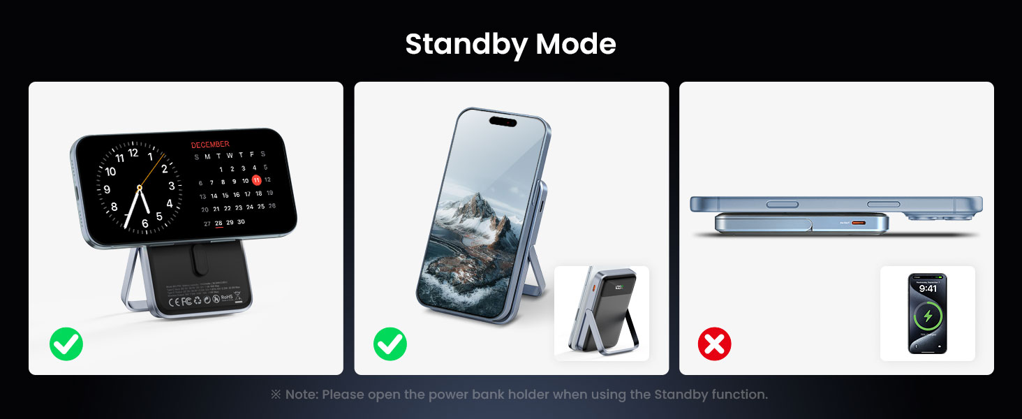 Standby Modes of Magnetic Power Bank