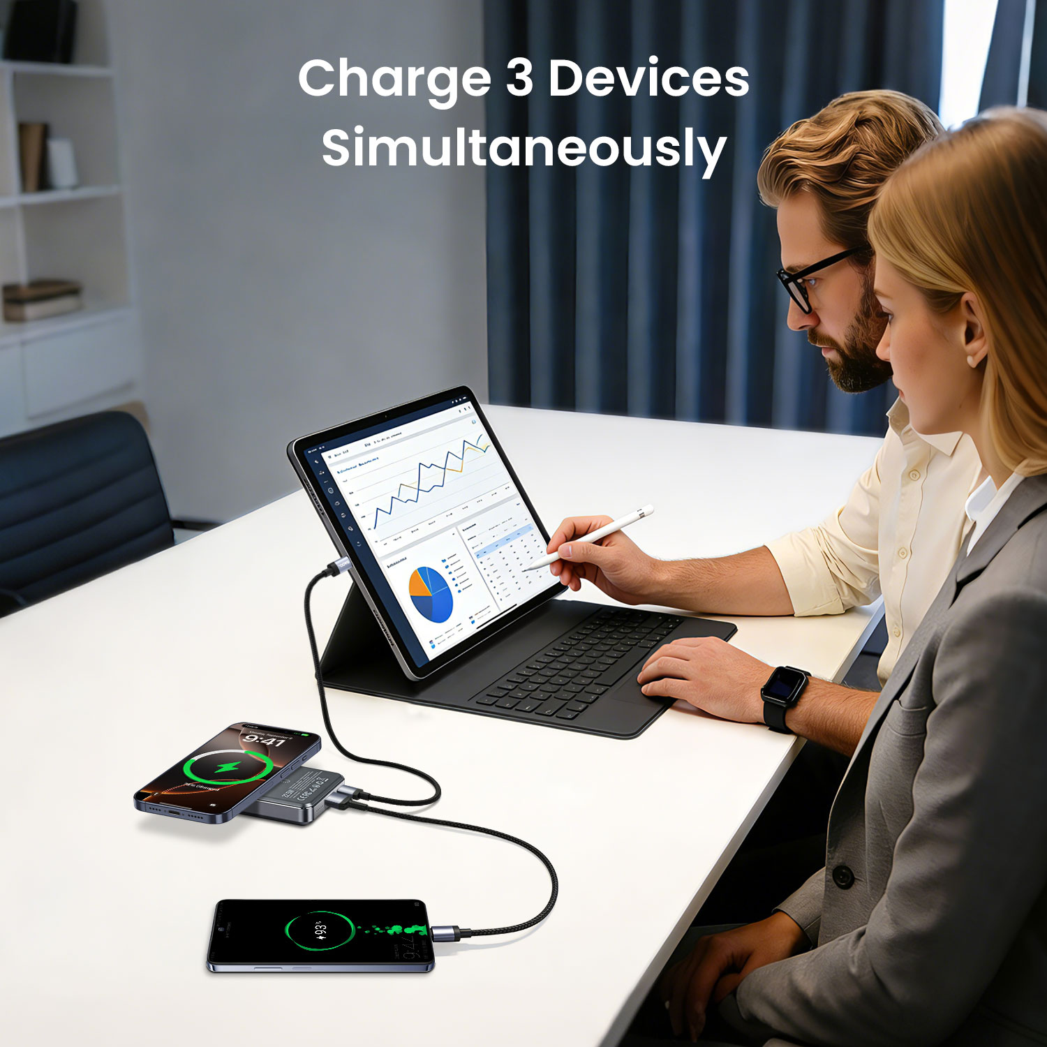 BO-P82 Power Bank Charge 3 Devices