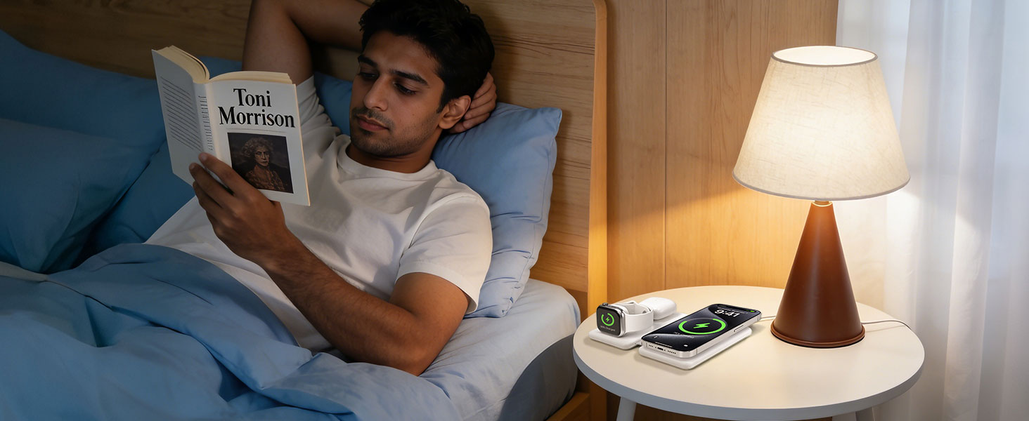 BO-WL24 Wireless Charging Station for Bedroom