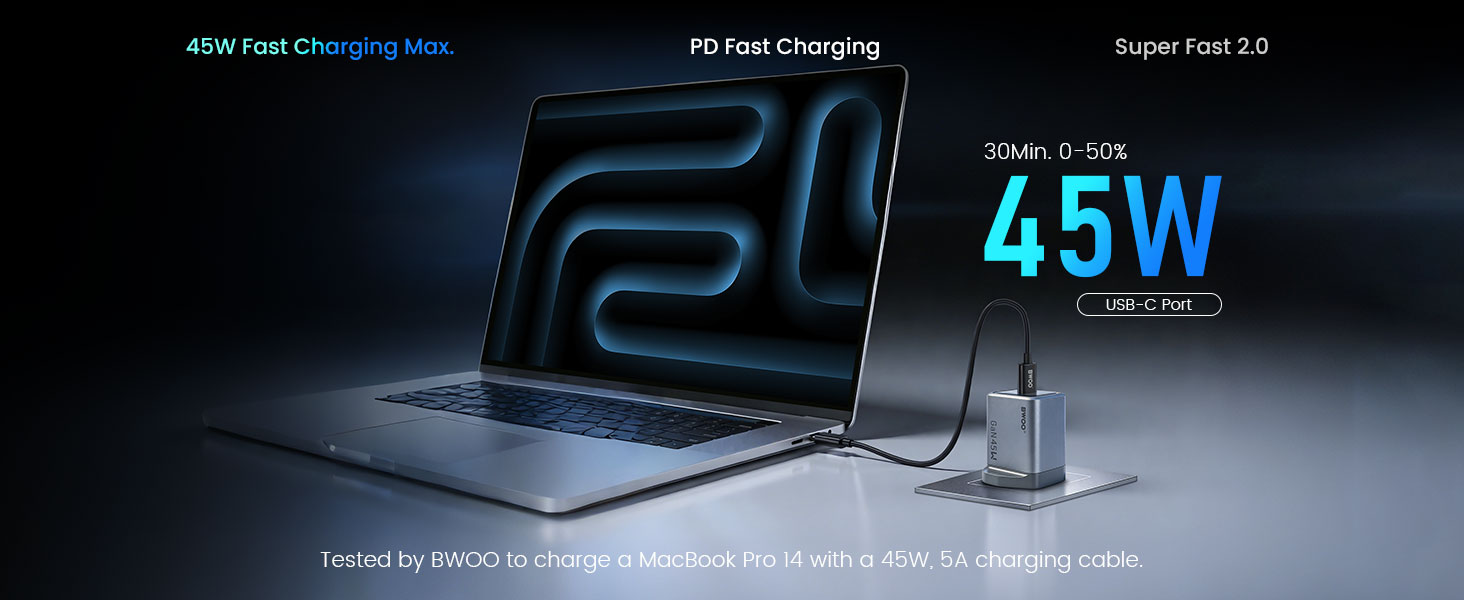 BO-CDA255 45W USB-C Charger for Travel