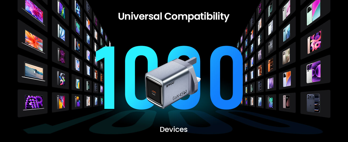 BO-CDA255 45W USB-C Charger with Wide Compatibility
