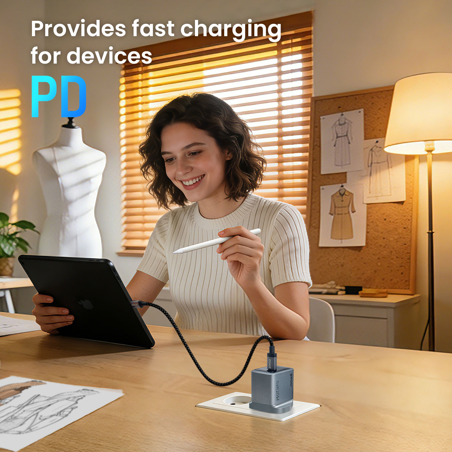BO-CDA259 GaN Charger PD Fast Charging
