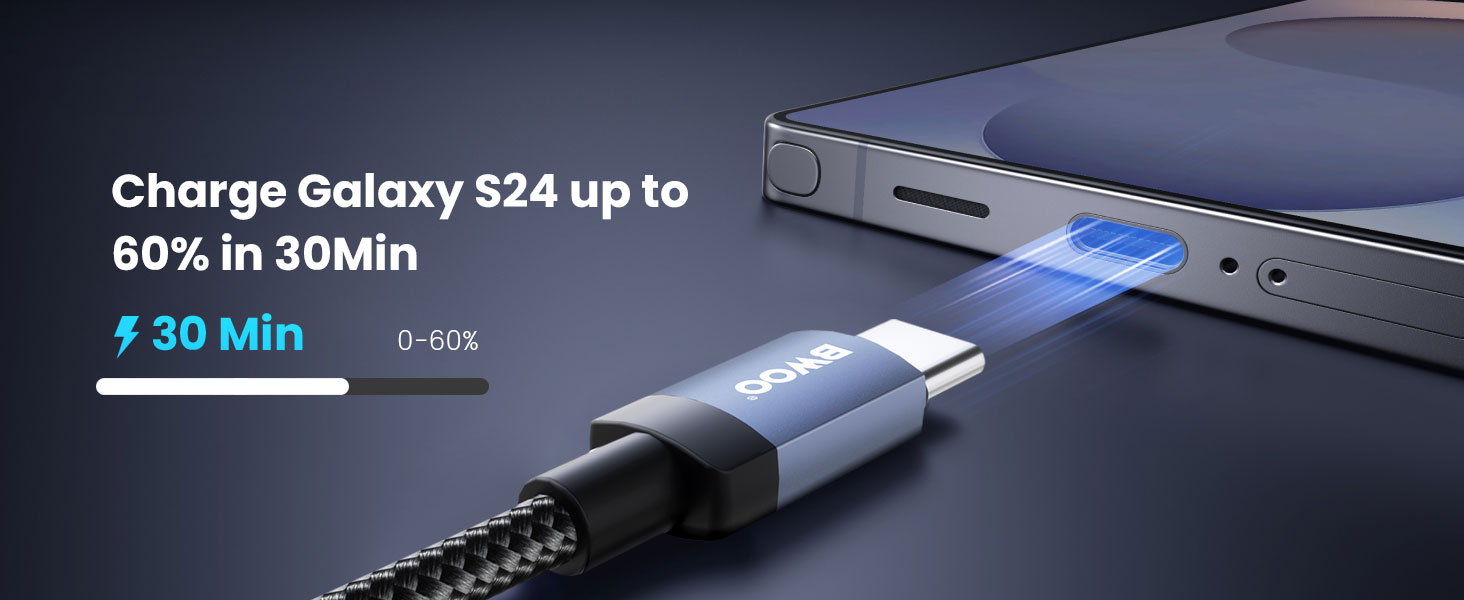BO-X401C 15W USB C Cable for Samsung
