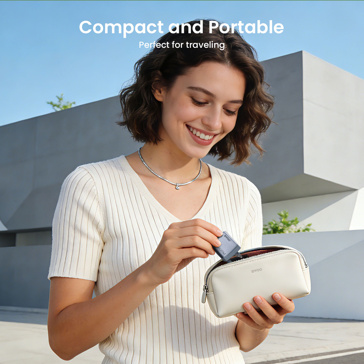 BO-CDA258 20W GaN Charger with Compact Design
