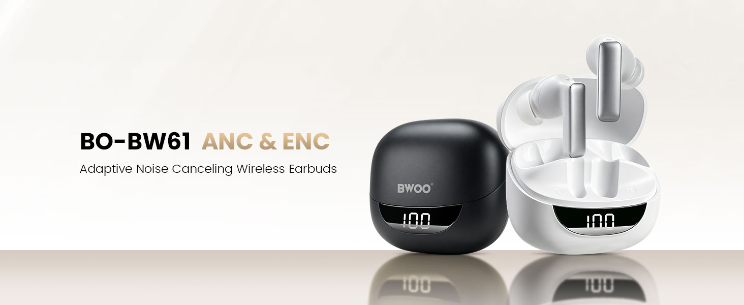 BWOO BO-BW61 ANC Wireless Earbuds