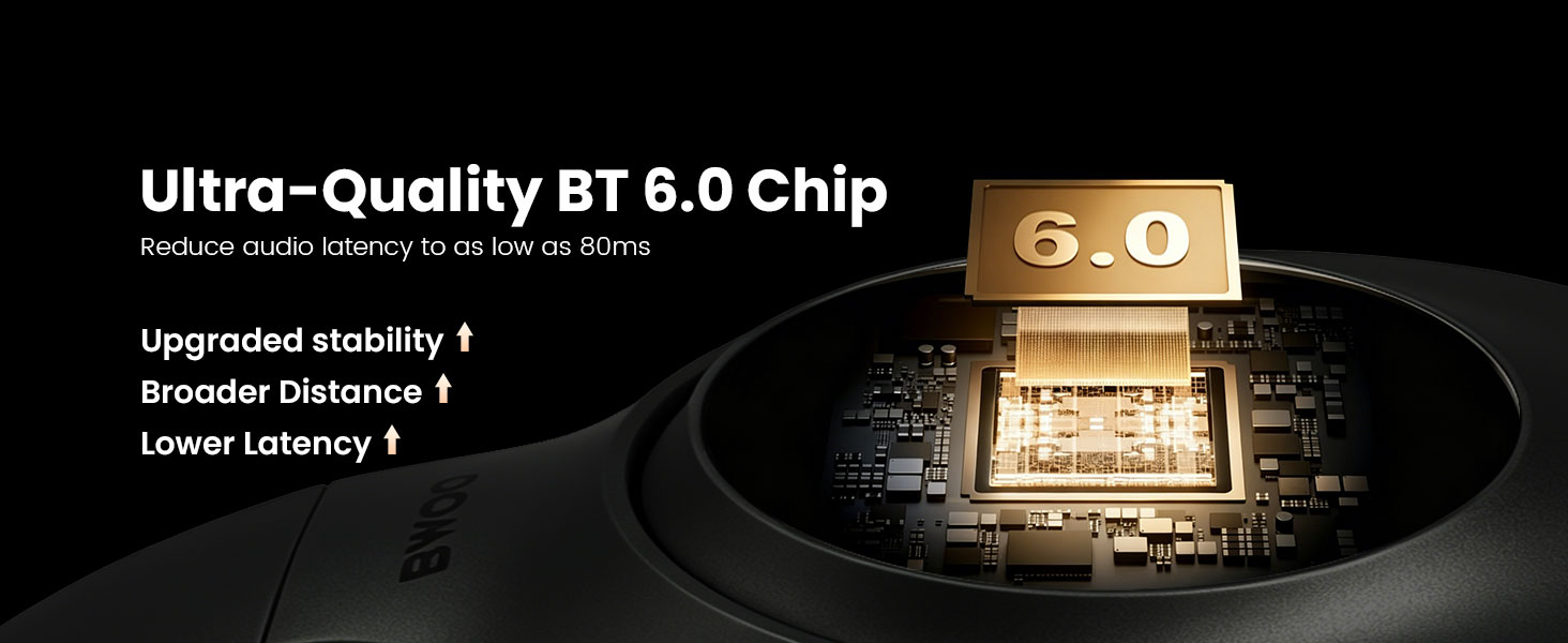 BWOO Ultra-Quality BT 6.0 Chip for Wireless Headphone