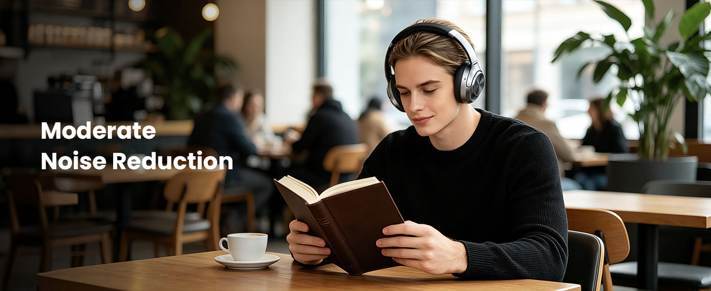 BWOO Noise Cancelling Headphone for Study