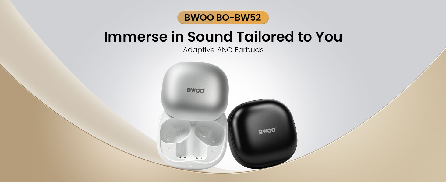 BWOO ANC true wireless stereo earphones