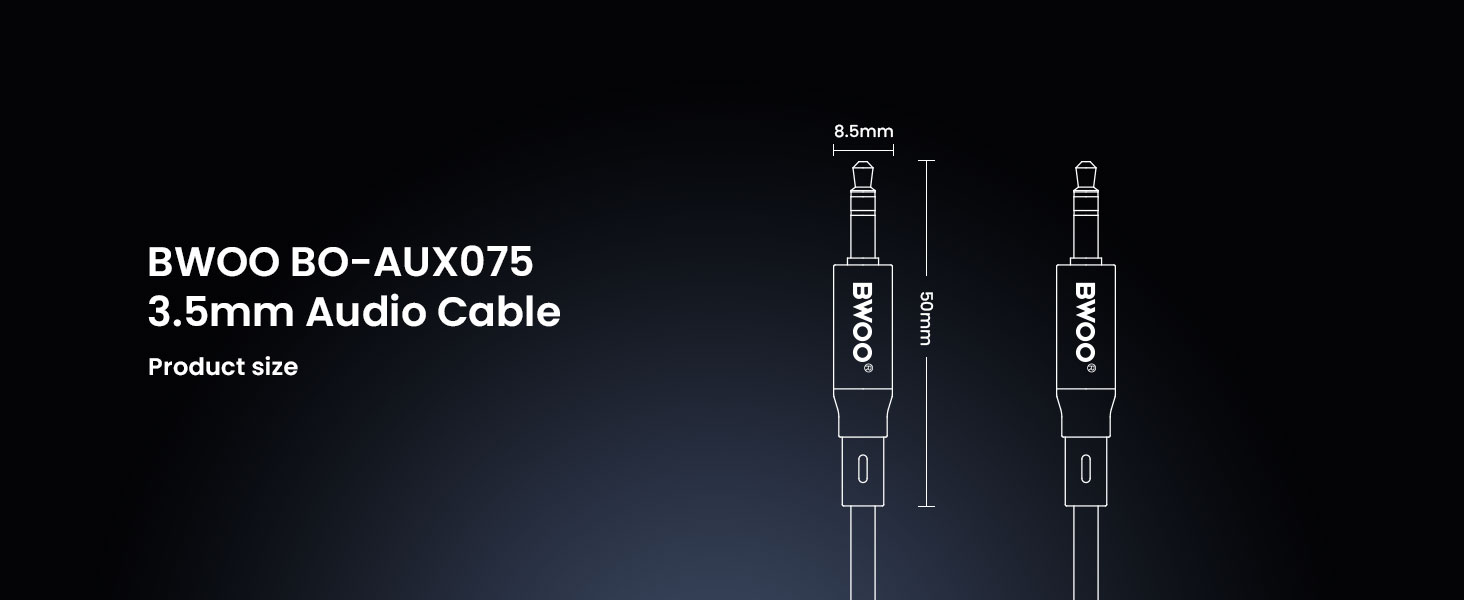 BWOO 3.5mm Stereo Sound Cable