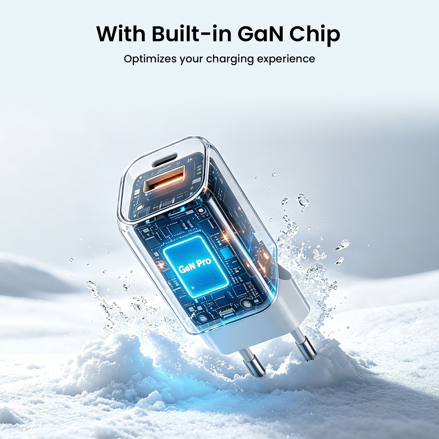 BWOO 65w gan charger with built-in gan chip