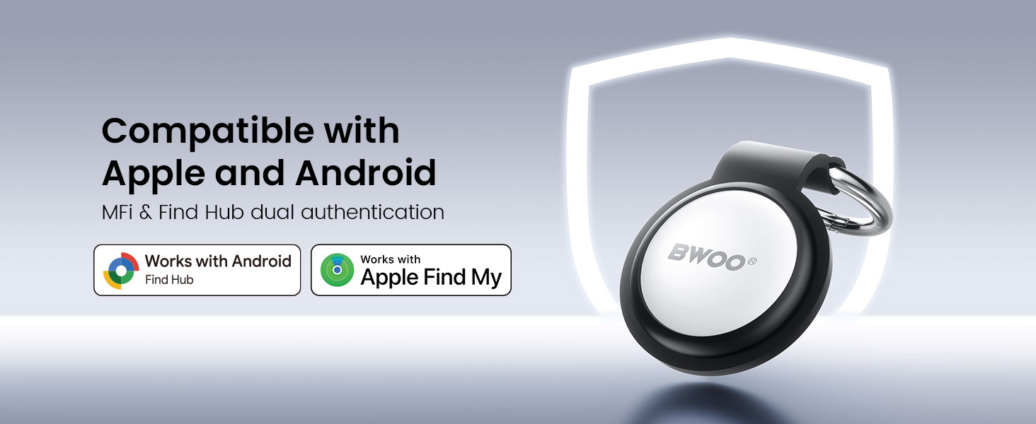 BWOO Lightweight Smart Tracker Tag for Luggage
