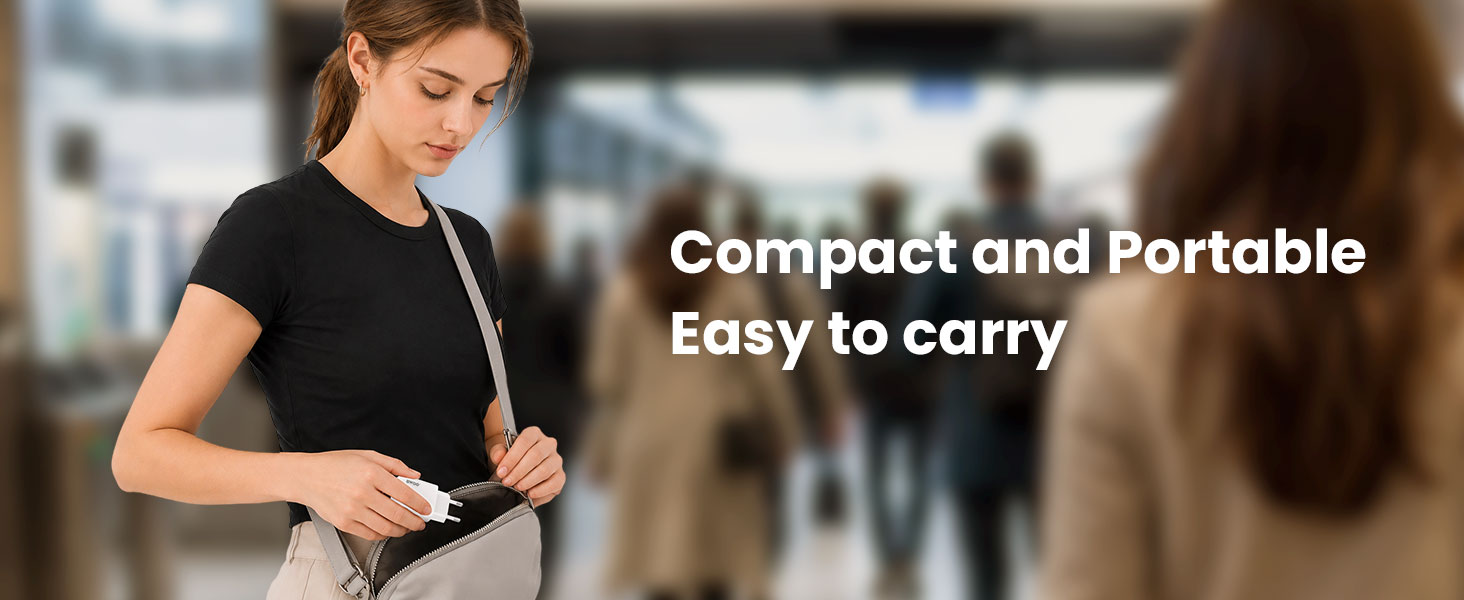 BWOO Compact GaN Charger for Home and Travel