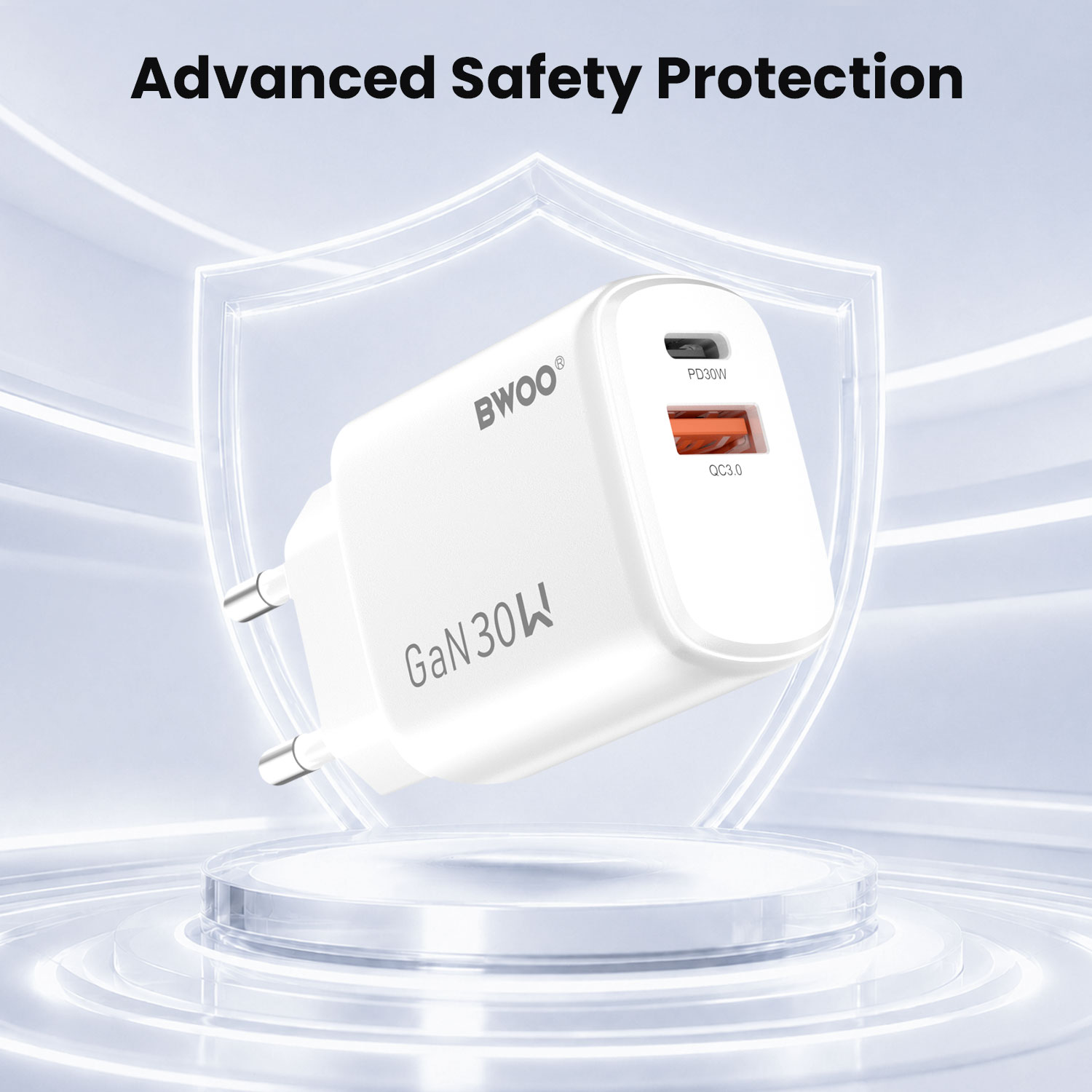 30W Fast Charger with Advanced Safety Protection