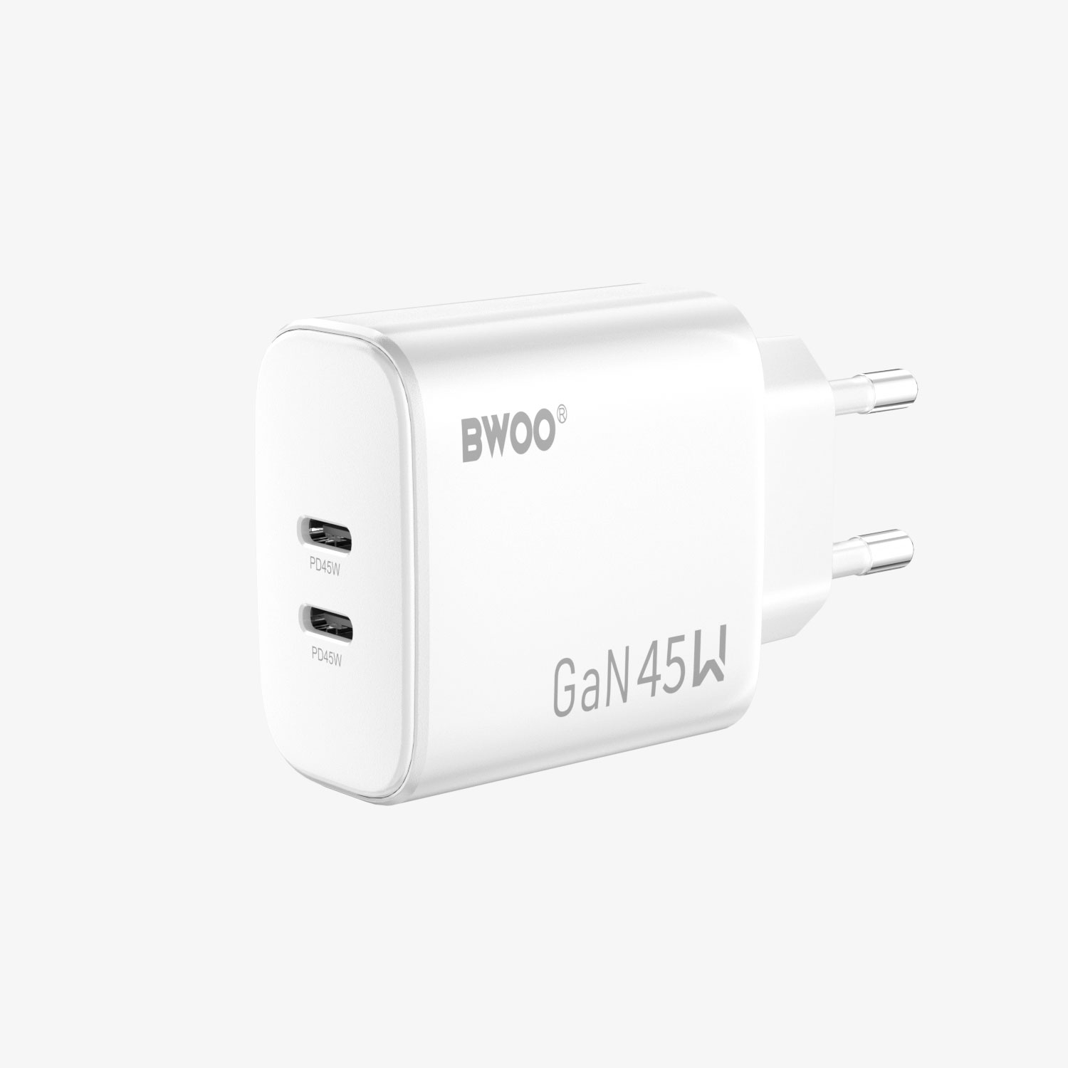 BWOO 45W Dual USB-C GaN Charger