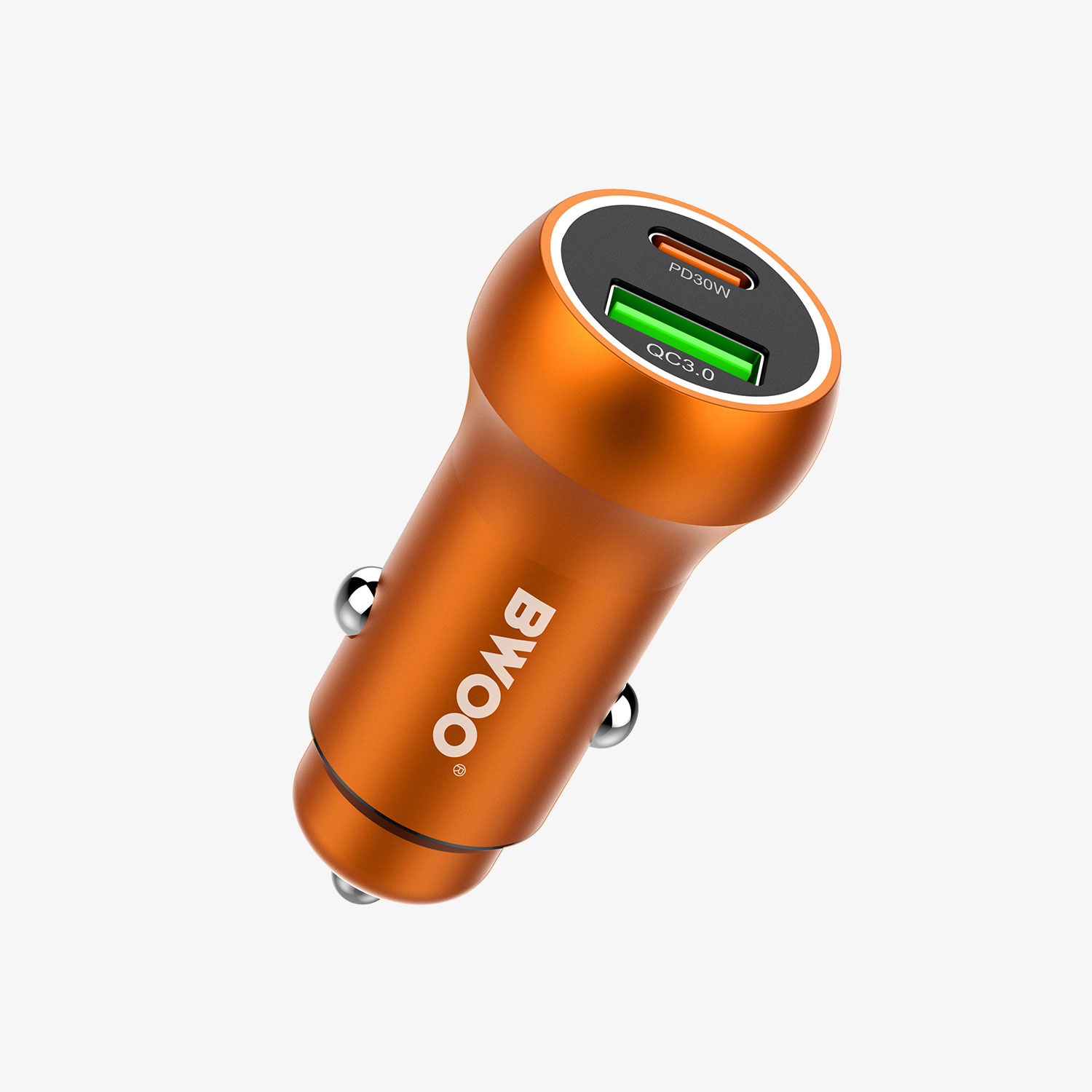 PD 30W QC 18W Dual-Port Car Charger