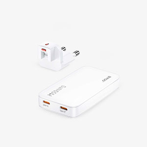 BWOO 65W Flat Dual-Port GaN Wall Charger