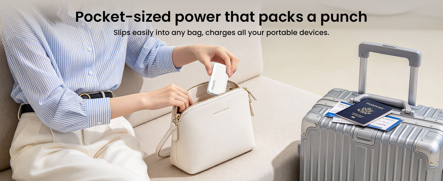 Compact Wall Charger for Home and Office