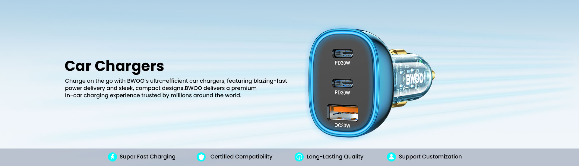 BWOO Car Charger Supplier