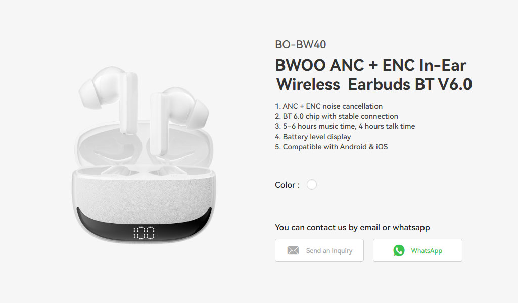 BW40 ANC In-Ear True Wireless Earbuds